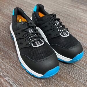 CAT‎ Streamline 2.0 Composite Toe Work Athletic Shoe Black Teal Women's 6.5, New